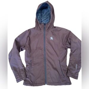 Backcountry Brown Ski Snow Jacket Weather-Resistant Fitted Small